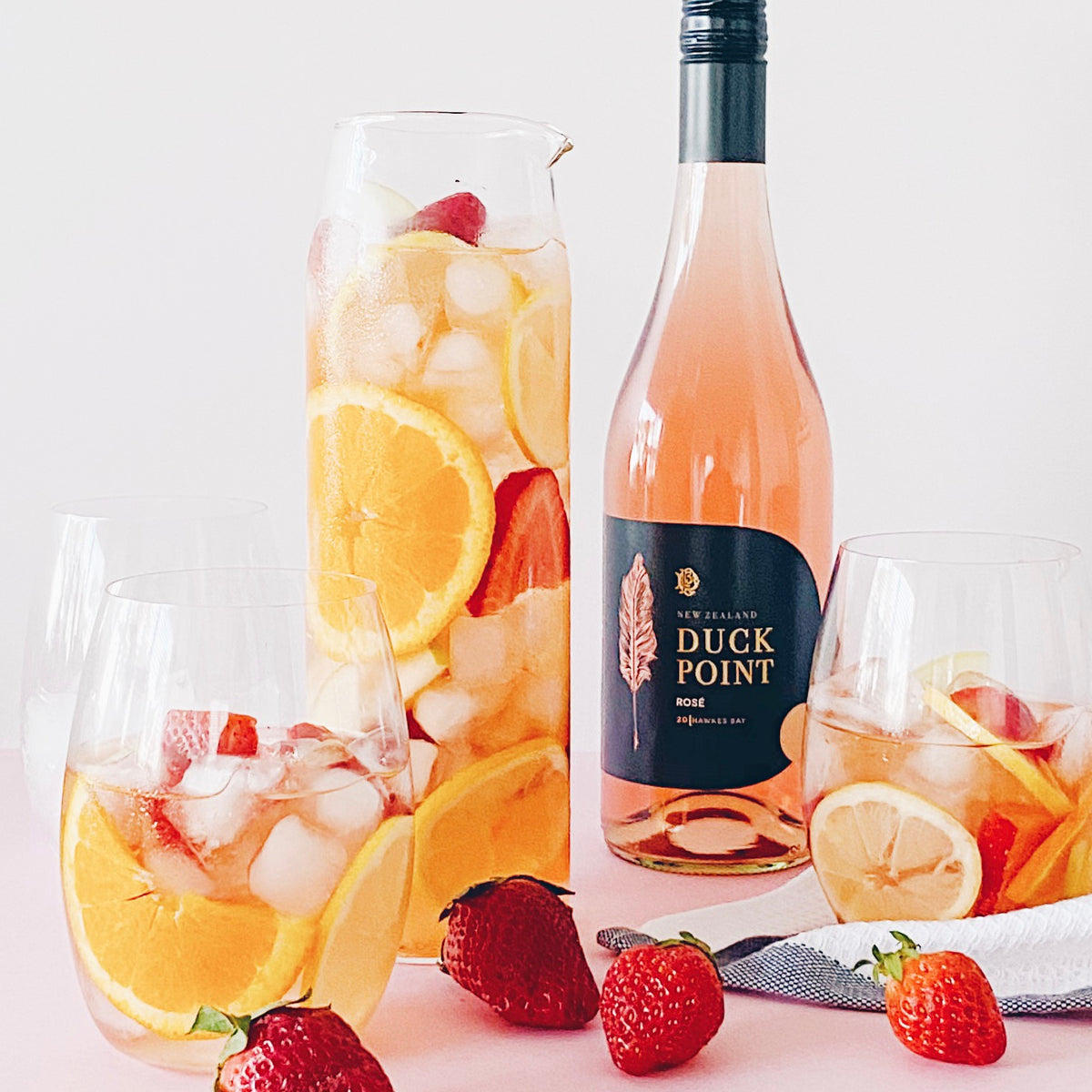 RECIPE Strawberry Citrus Rosé Sangria WINE2U