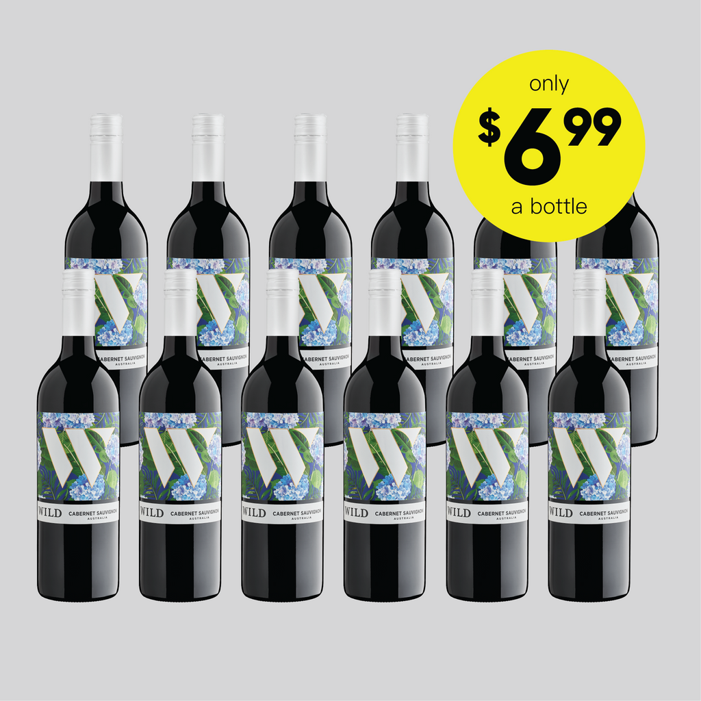 Wild Cabernet Sauvignon Red Wine 12 Pack Case Deal